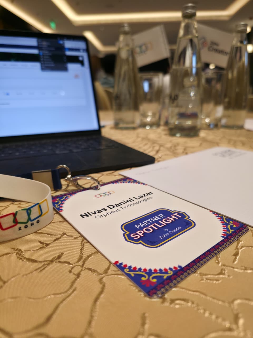 Zoho Creator Partner recognition at the annual summit